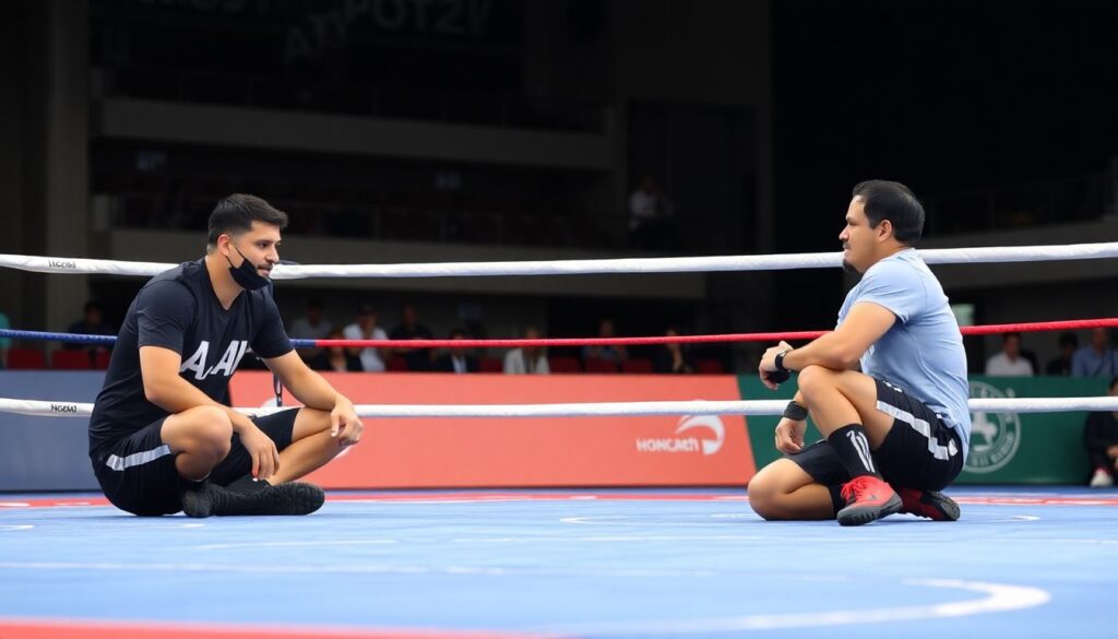 Психология боя: как спортсмены справляются со страхом и давлением - иллюстрация