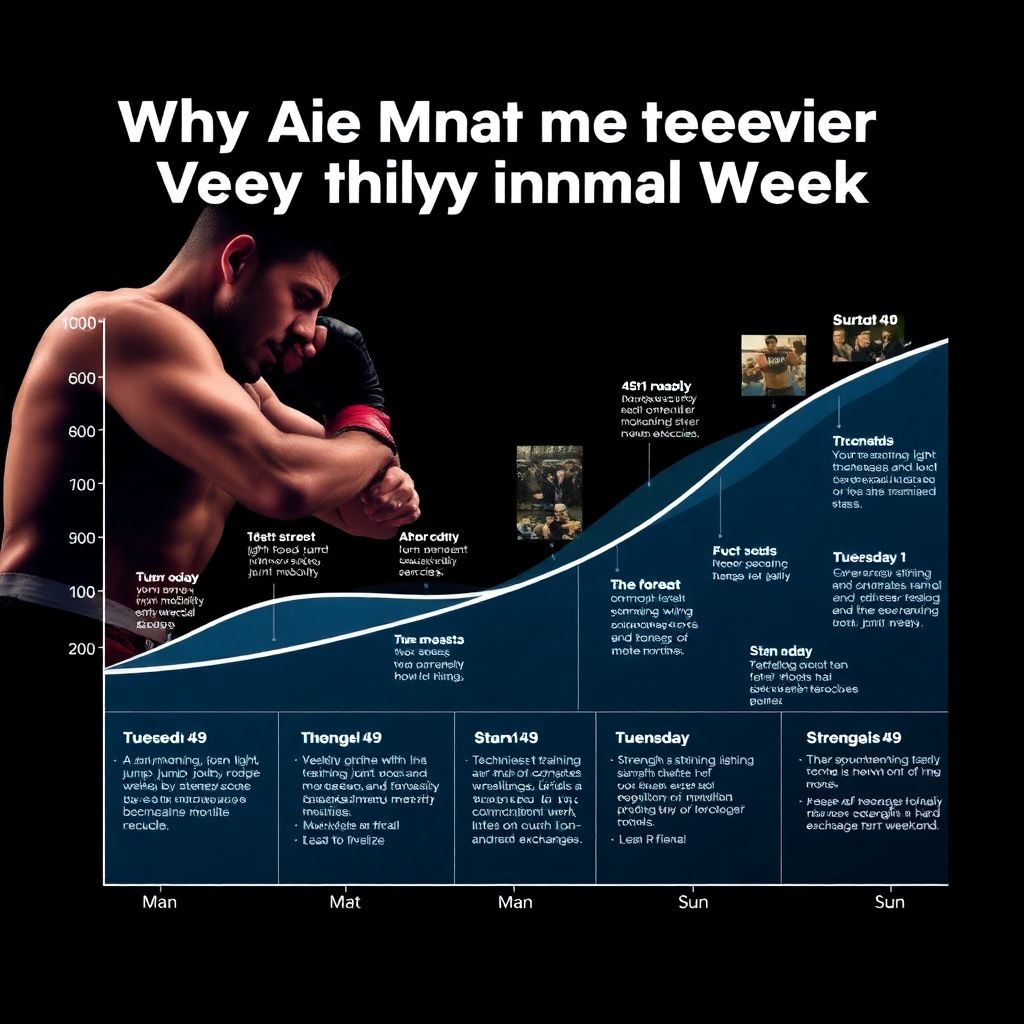Тренировочная неделя бойца ММА: пример расписания и ключевые акценты