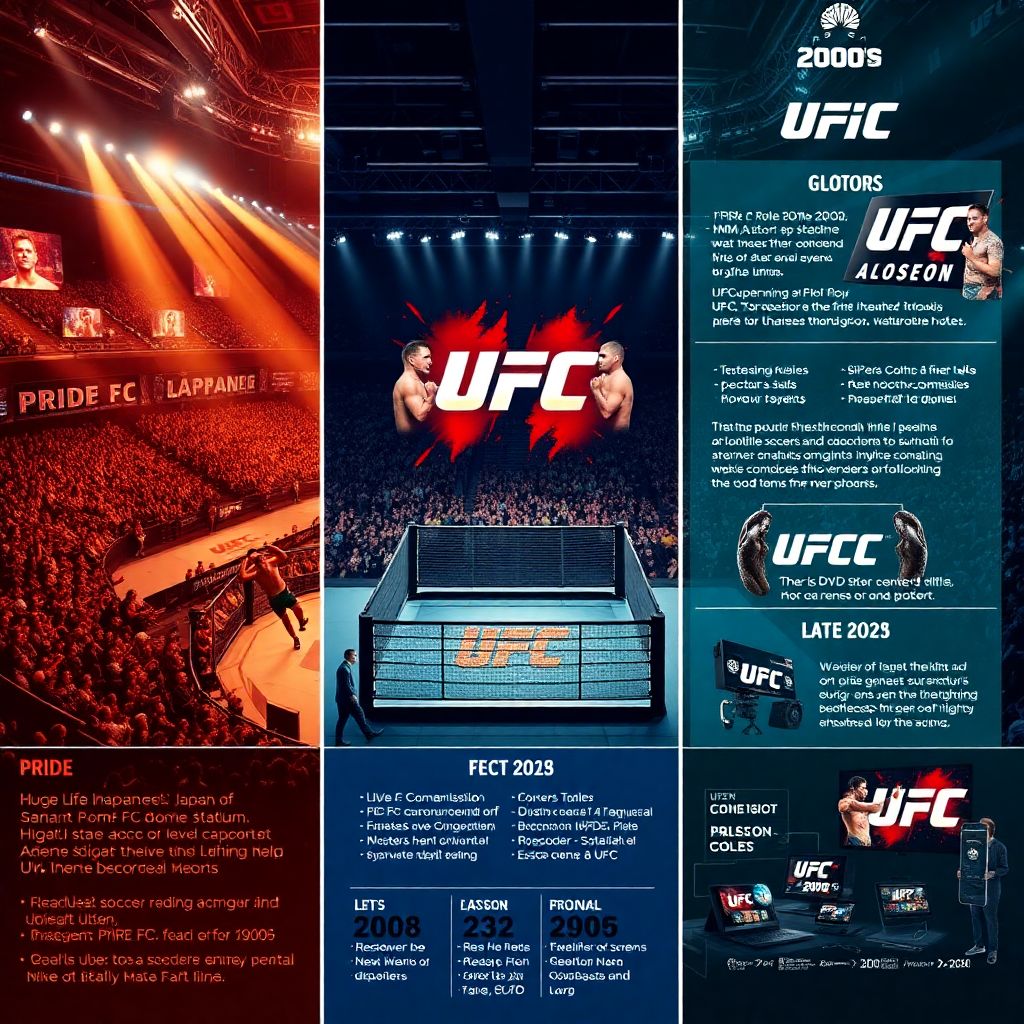 История промоушенов Pride, Ufc и bellator и их вклад в развитие ММА